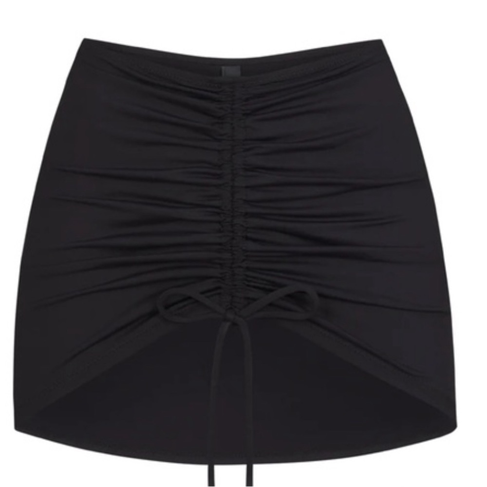 SKIMS Swim Ruched Mini Skirt